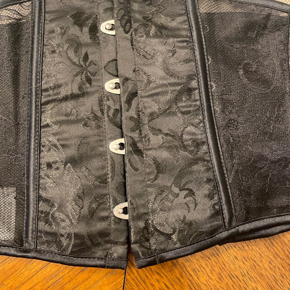 FLORAL LACE CORSET L - Picture 3 of 5